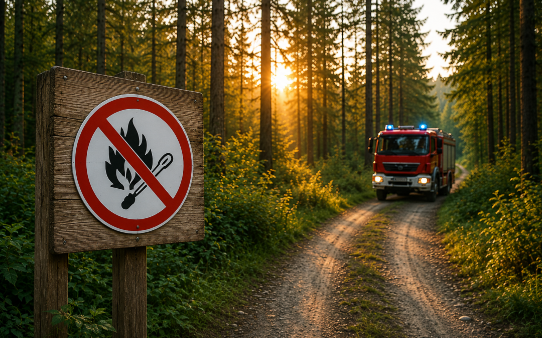 Hohe Waldbrandgefahr im Ostalbkreis: Was Waldbesucher jetzt beachten sollten