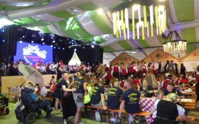Das Festzelt Senz – Zentrum der guten Laune
