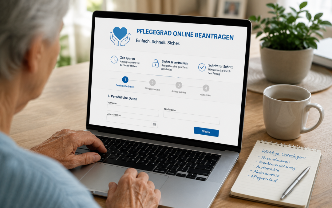 Pflegegrad online beantragen: So vermeiden Angehörige unnötige Kosten