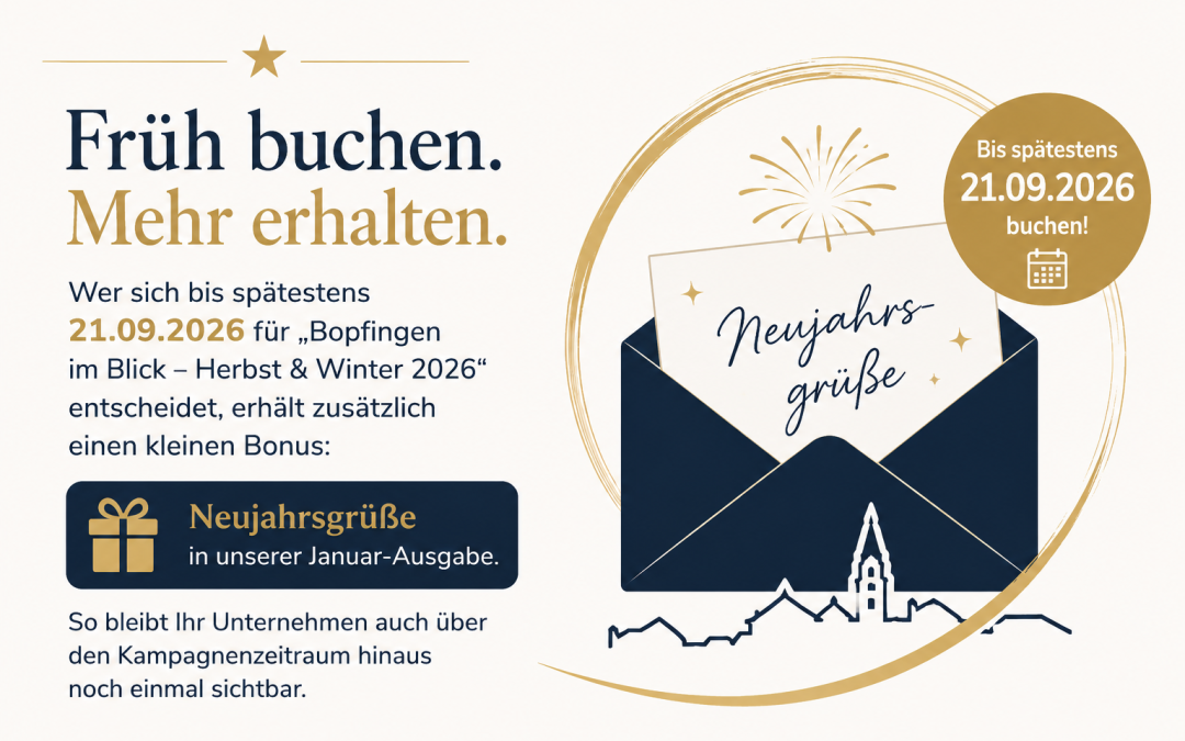 Bopfingen im Blick | Frühbucher-Bonus